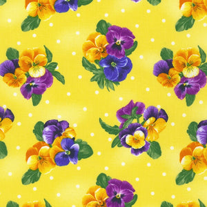 Flowerhouse - Brightly So - Pansy Yellow