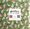 Let It Snow 10" Squares/Layer Cake by Cherry Guidry for Benartex