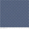 Riley Blake - Small White Dots on Navy Fabric C350-21 NAVY 