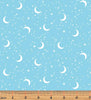 Glow For It - Moon Glow Sky Blue Glow in the Dark Fabric by Kanvas Studio for Benartex