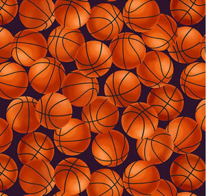 Love Of Game - Basketballs by Blank Quilting | Sports Fabrics
