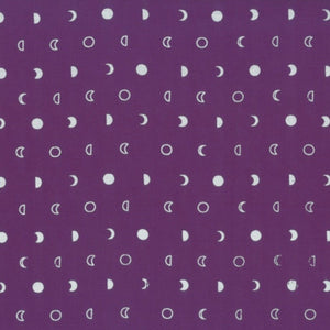 Hoffman Fabrics - Indah Batiks - Moons Purple/Silver Batik