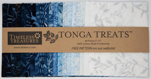 Timeless Treasures - Tonga Treat Blue Moon Charm PackTimeless Treasures - Tonga Treat Blue Moon Charm Pack | Royal Motif Fabrics