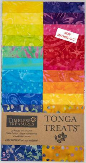 Tonga Treat Play Strips Junior by Timeless Treasures | Royal Motif Fabrics