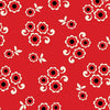 Benartex - Moon Flower -  Moon Button Red