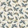 Andover Fabrics - Japanese Garden - Blue Butterflies