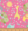 Benartex - My Little Sunshine - Animal Forest Pink