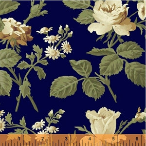Windham Fabrics - Evelyn Florals Blue