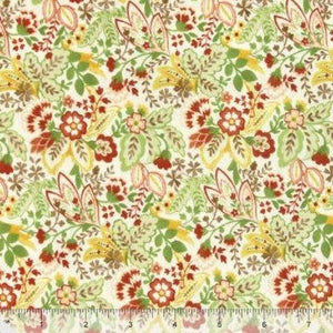 Mimi - Scarf Cream Coral by Moda Fabrics