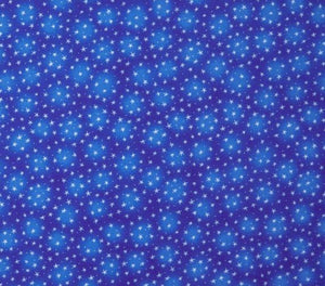 Blank Quilting - Starlet - Star Royal Blue Cotton Fabric 6383-ROYAL