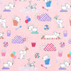 Michael Miller Fabrics - Doggie Play Day - Doggie Day Afternoon Blossom Pink