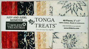 Timeless Treasures - Tonga Treat Rose Charm Pack