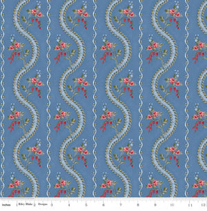 Fat Quarter - Penny Rose Fabrics - Juliette Wave Blue
