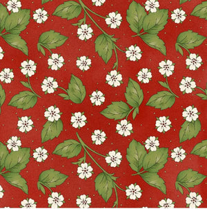 Maywood Studio - From the Farm - Strawberry Blossoms Red