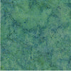Sea Foam - Leaf Vine Shades of Turquoise Batik