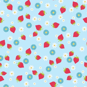 Studio E Fabrics - Cupcake Cafe - Strawberries and flowers