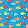 Henry Glass Fabrics - Side by Side - All Over Fish 6860 11
