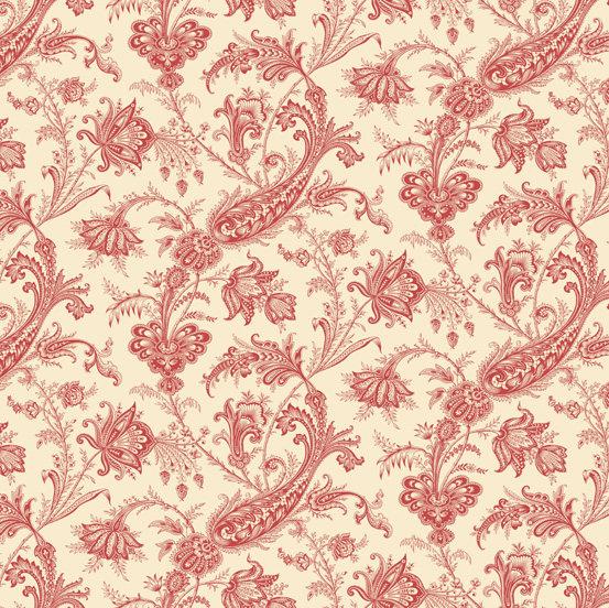 Andover Fabrics - Carlisle - Red Jacobean