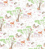 Woodland Gathering - Forest Animals Pink