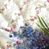 Clothworks - Fidelia - Floral Stripe White
