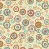 Andover Fabrics - Doodle Days - Flowers Ivory