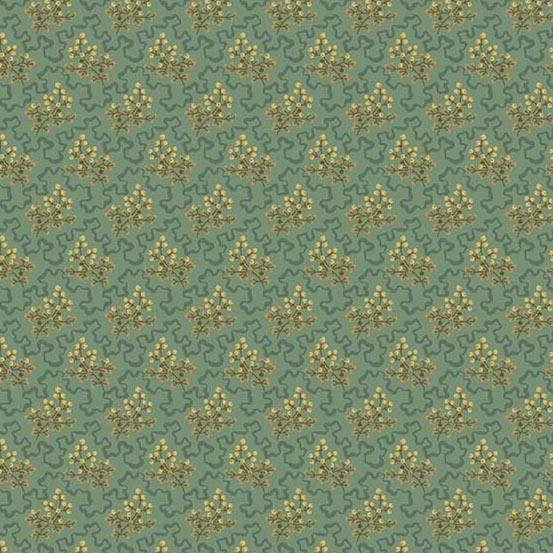 Andover Fabrics - Crystal Farm - Elderberry Teal