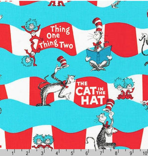 Robert Kaufman - The Cat in the Hat Aqua by Dr Seuss