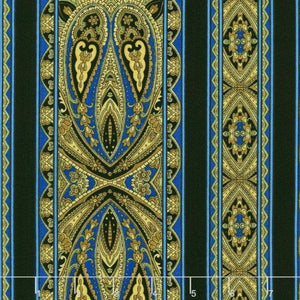 Casablanca Border - Royal Blue - RJR Fabrics