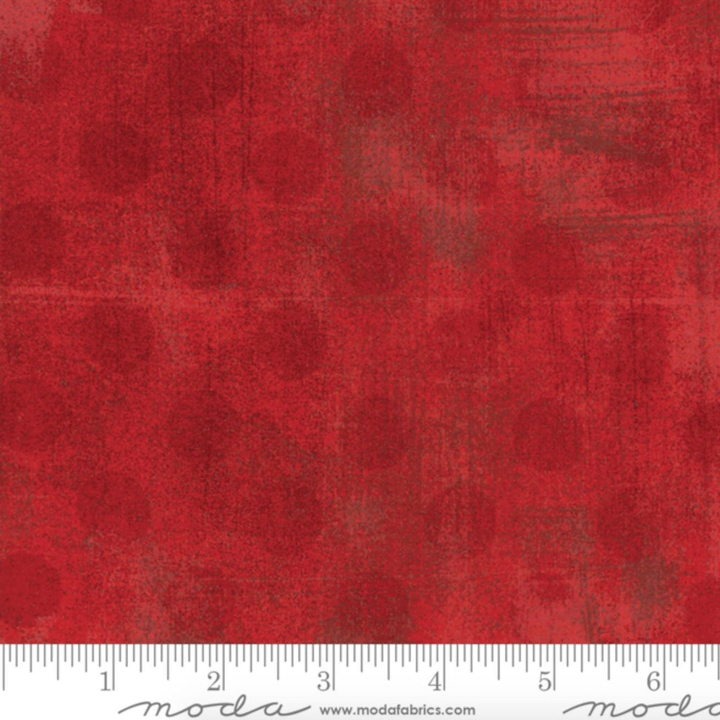 108" Wide - Grunge Hits The Spot Red Quilt Back