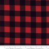 Buffalo Check Black Red Flannel by Moda