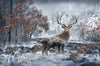 Call of the Wild December Panel Digital Print by Hoffman Fabrics