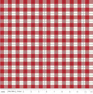 Riley Blake - Comfort and Joy - Comfort Plaid in Red by Dani Mogstad for My Mind's Eye