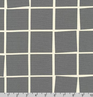 Canvas Fabric - Robert Kaufman - Sevenberry Canvas Prints 2 Grey