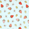 Michael Miller Fabrics - Strawberry Tea - Fraises Robins Egg