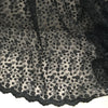 Black Embroidered Net Fabric Embellished