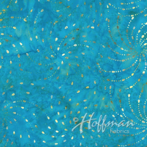Ditsy Spiral Cabo Batik By Hoffman Fabrics