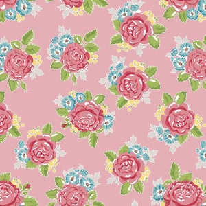 Riley Blake - Hello Lovely - Main Floral Pink