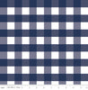 Riley Blake - 1 Inch Gingham in Navy