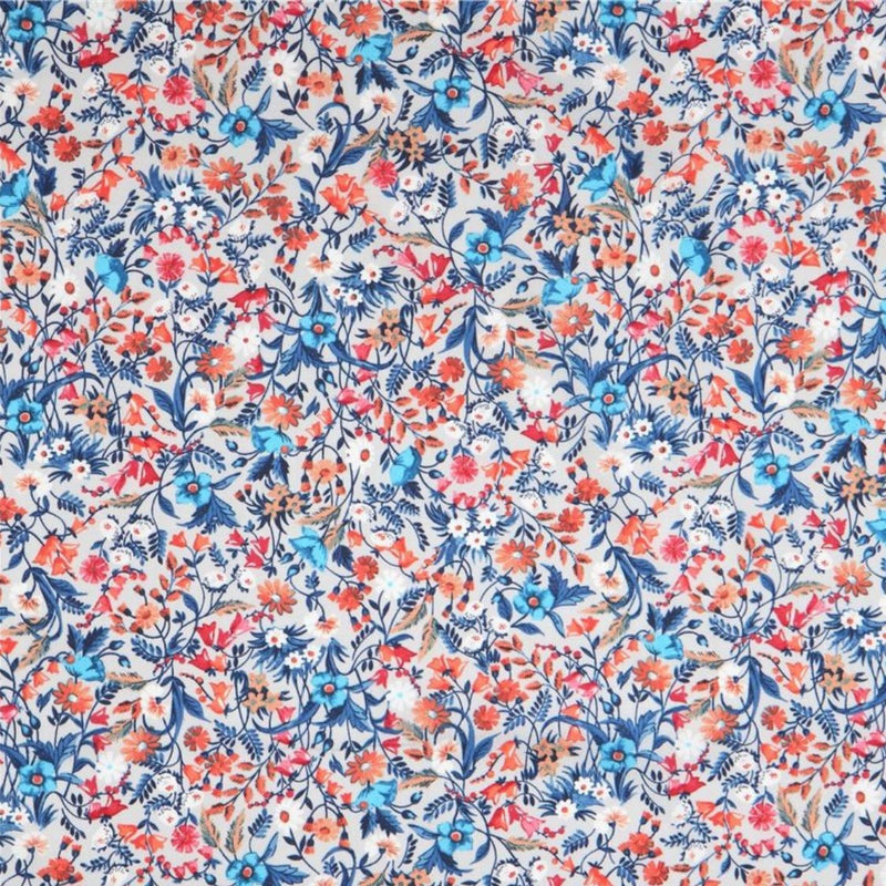 Cotton Lawn - London Calling 7 Navy – Royal Motif Fabrics