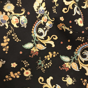 Hoffman Fabrics - Antonella - Black/Gold Fabric