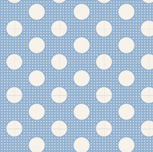 Tilda Fabrics - Dots - Medium Dots Blue