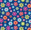Andover Fabrics - Joyeux - Snowflakes Dark Blue