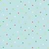 Andover Fabrics - Jolly Santa - Multi Star Blue