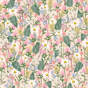 Wildwood Pale Rose Cotton Lawn Fabric by Cotton + Steel Co. RP106-PA5L